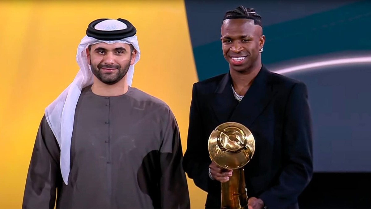 Vinicius snatches the Globe Soccer Award for Best Player in 2024