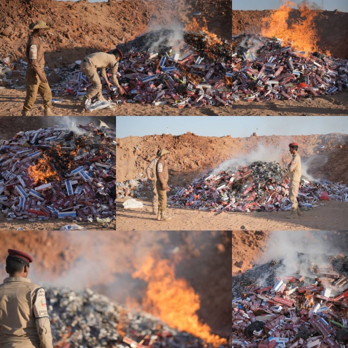 National Shield Forces thwart the smuggling of 57,000 prohibited items through Al-Wadiah port in one month