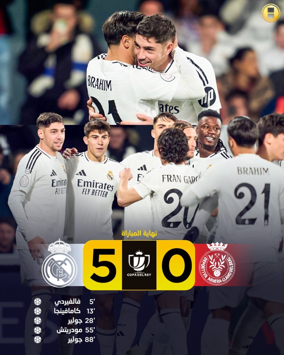 Real Madrid defeats Minera in the King's Cup