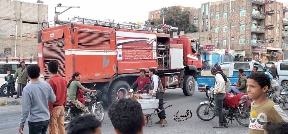 اخماد حريق في محطة تعبئة الغاز بتعز.. وهذه أسباب اشتعاله..!