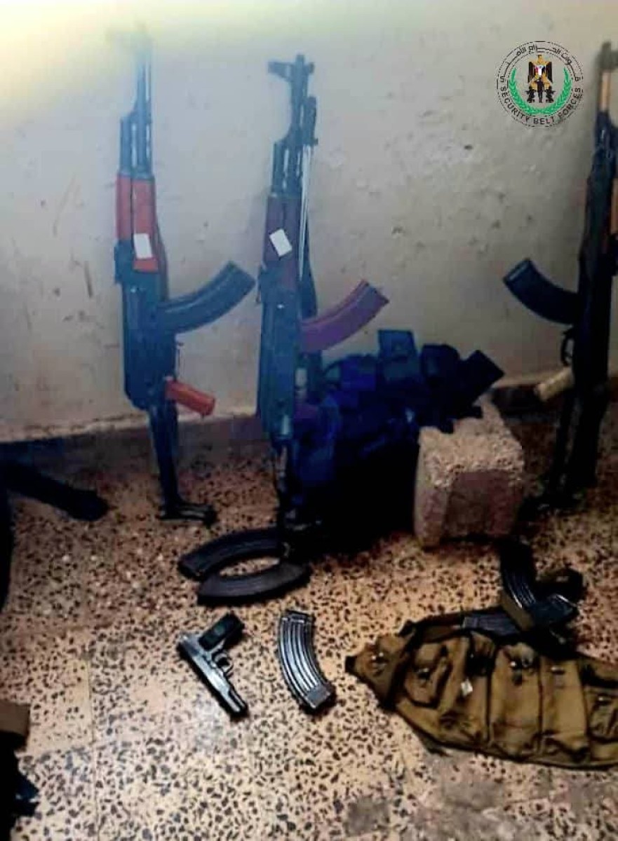 The security belt in Lahj seizes armed elements in the midst of demonstrations