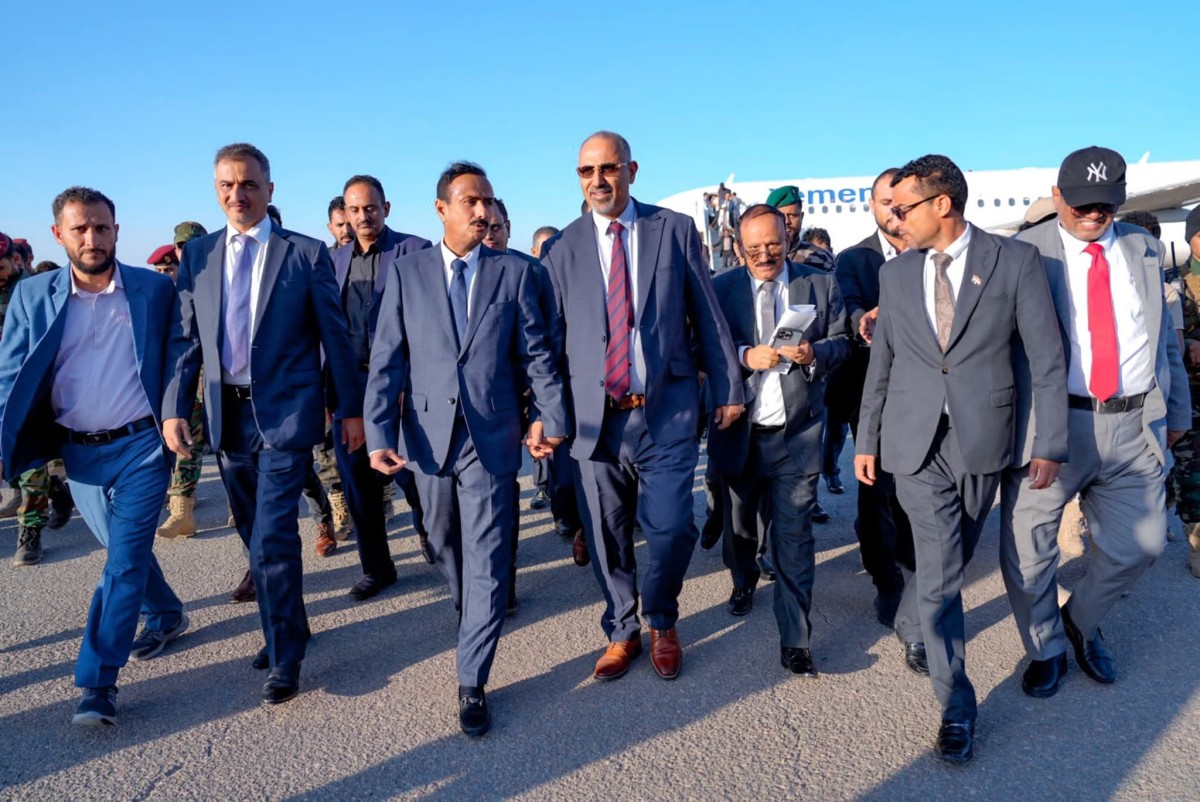 Al -Zubaidi arrives in Shabwa and officially launches work at Ataq Airport