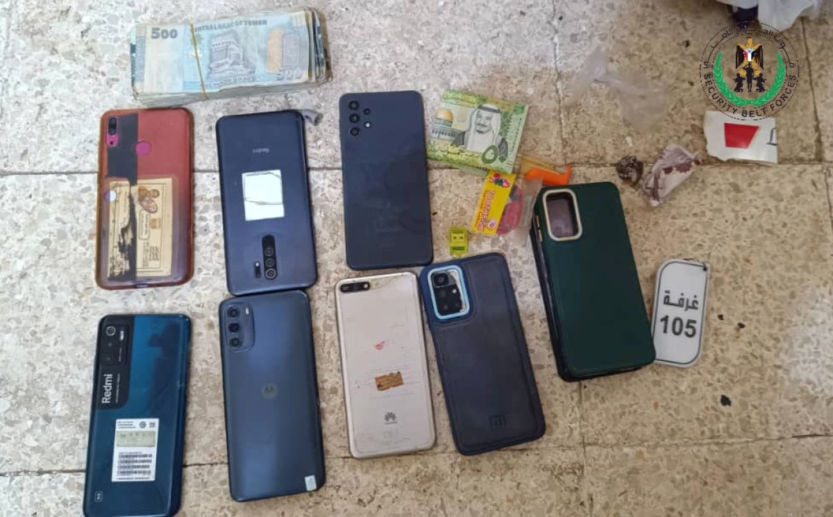 The security belt forces arrested a defendant in the theft in the Mansoura district