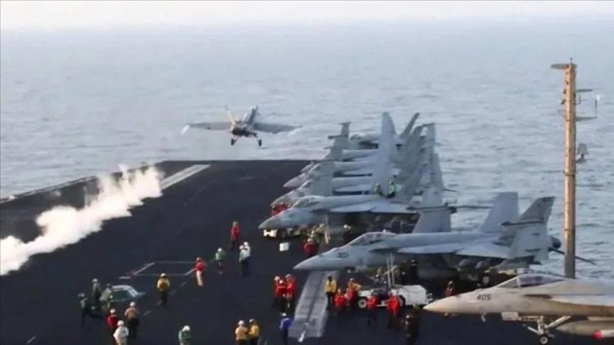 American strikes targeting Houthi sites in Taiz and Amran