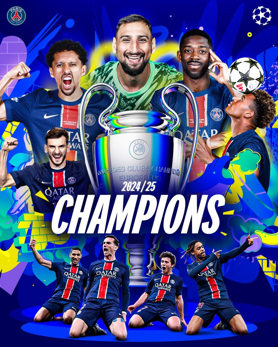 "Munich base" triumphs .. Paris crushes Inter and crowns a champion of Europe for the first time