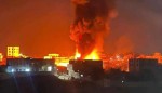 Violent explosions shake the dune in Hodeidah, amid reports of the bombing of Houthi missiles