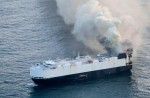 A fire that goes out of control off the coast of Alaska
