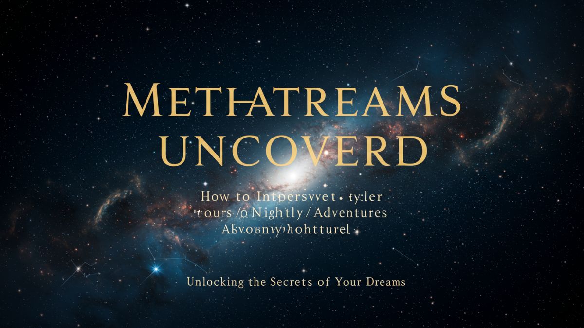 Methatreams Uncovered: How to Interpret Your Nightly Adventures