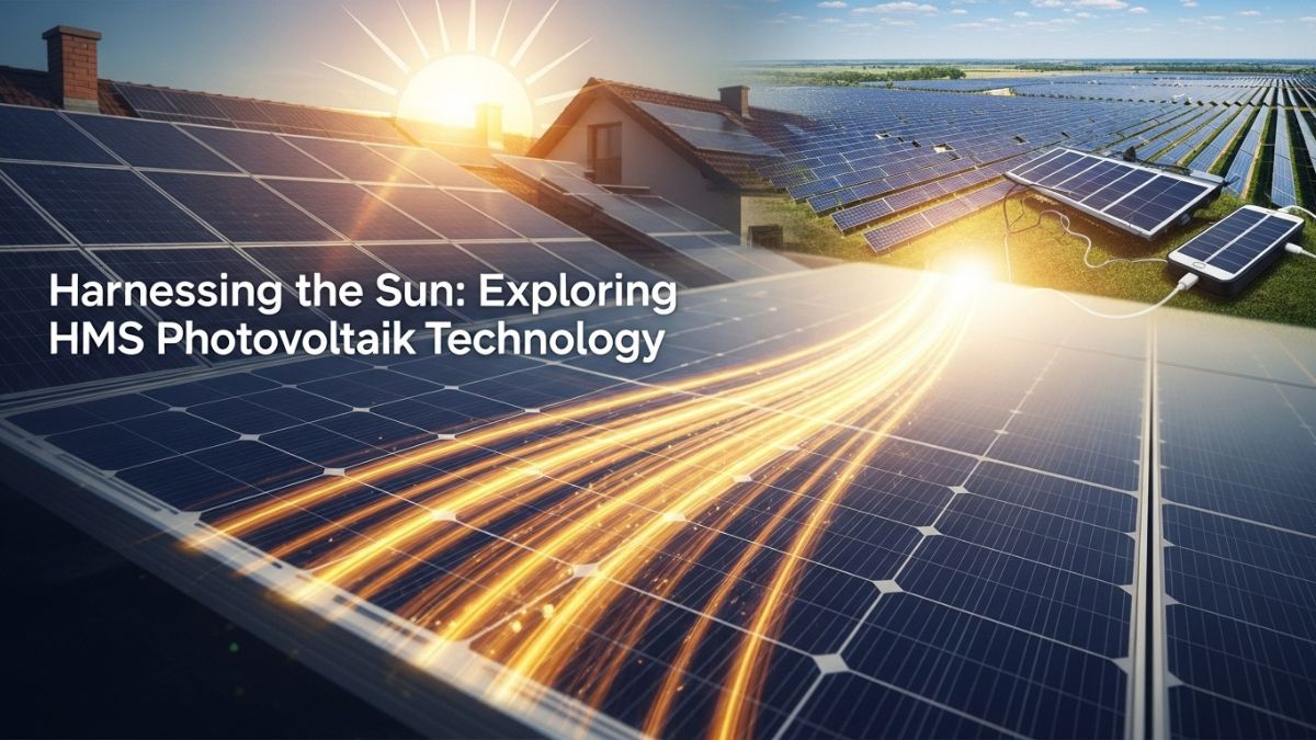 Harnessing the Sun: Exploring hms photovoltaik Technology