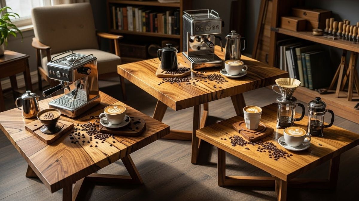 Crafting the Perfect Brew: The Art of Woodwork Coffee Tables
